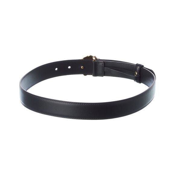 Versace Medusa Buckle Leather Belt - Picture 2 of 3